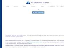 Tablet Screenshot of fullspectrumice.com